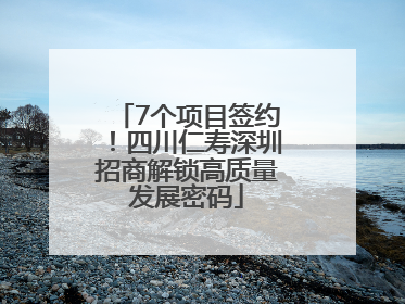 7个项目签约！四川仁寿深圳招商解锁高质量发展密码