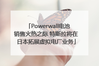 Powerwall电池销售火热之际 特斯拉将在日本拓展虚拟电厂业务